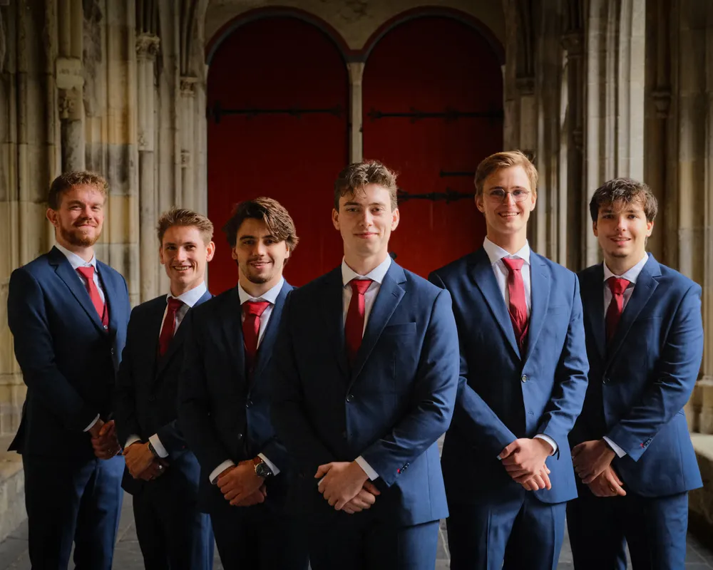 v.l.n.r. Thom, Toine, Aron, Ruben, Thijs, Egon