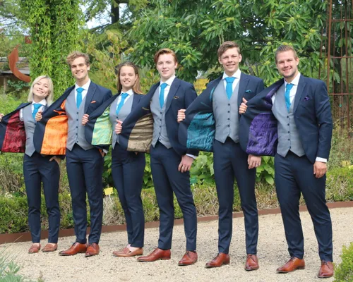 V.l.n.r. Lisa, Lucas, Marian, Willem, Marijn, Joris